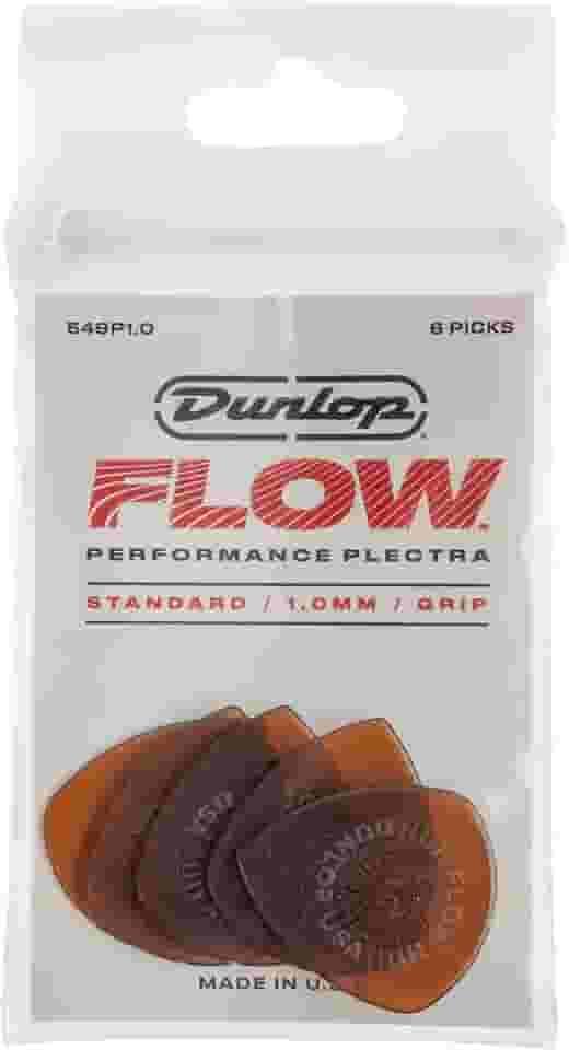 JIM DUNLOP Palhetas de guitarra Flow Standard Grip de 1,0 mm (549P1.0)