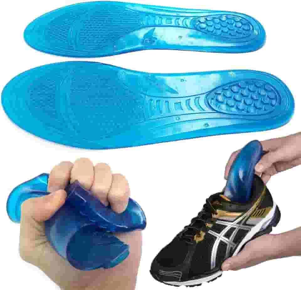 Palmilha Ortopédica Gel Silicone Anatômica para Esporão Fascite Plantar e Dores nos Pés (P (36-39))