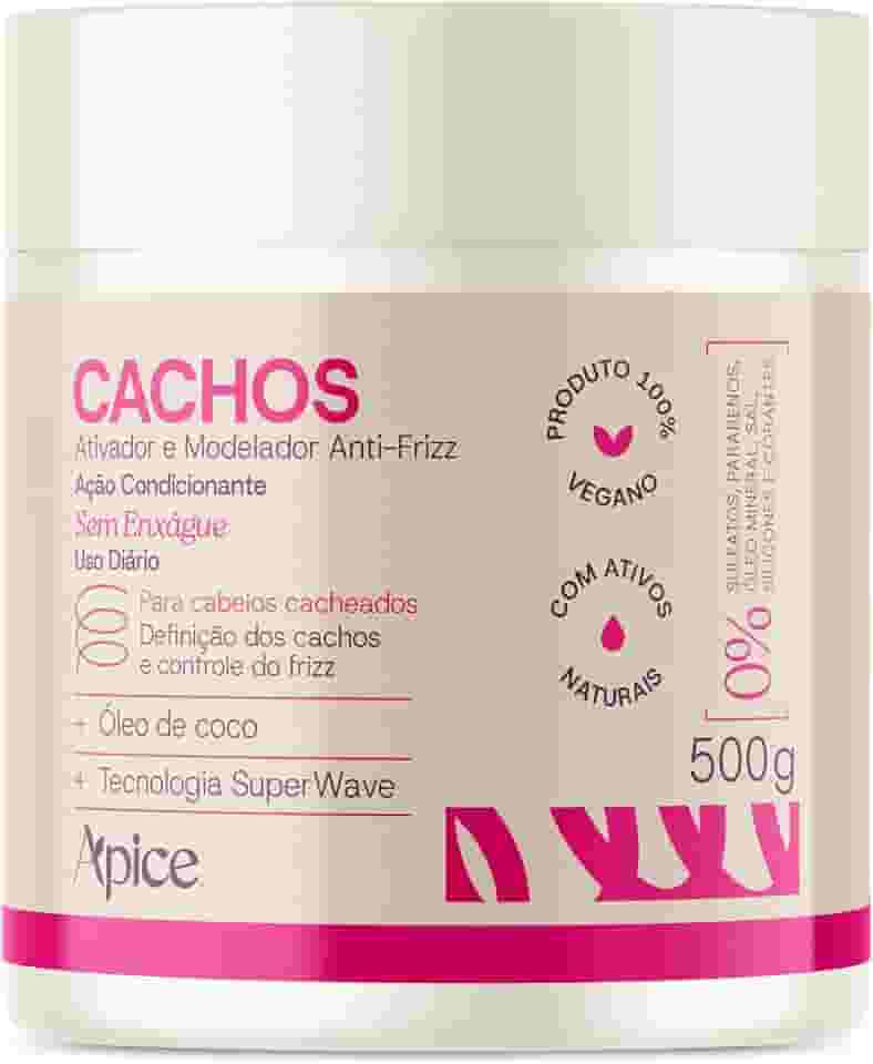 Ativador e Modelador Anti-frizz Cachos 500gr - Nova Fragrância