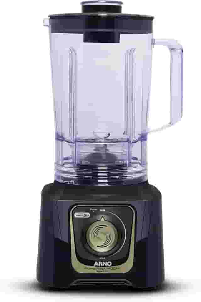 Liquidificador Arno Powermax Autolock 1400W LN82, Cinza Chumbo, com 6 Lâminas Powelix Pro, Tecnologia Anti Vazamento, Comfort Control e Limpeza Fácil, 220V
