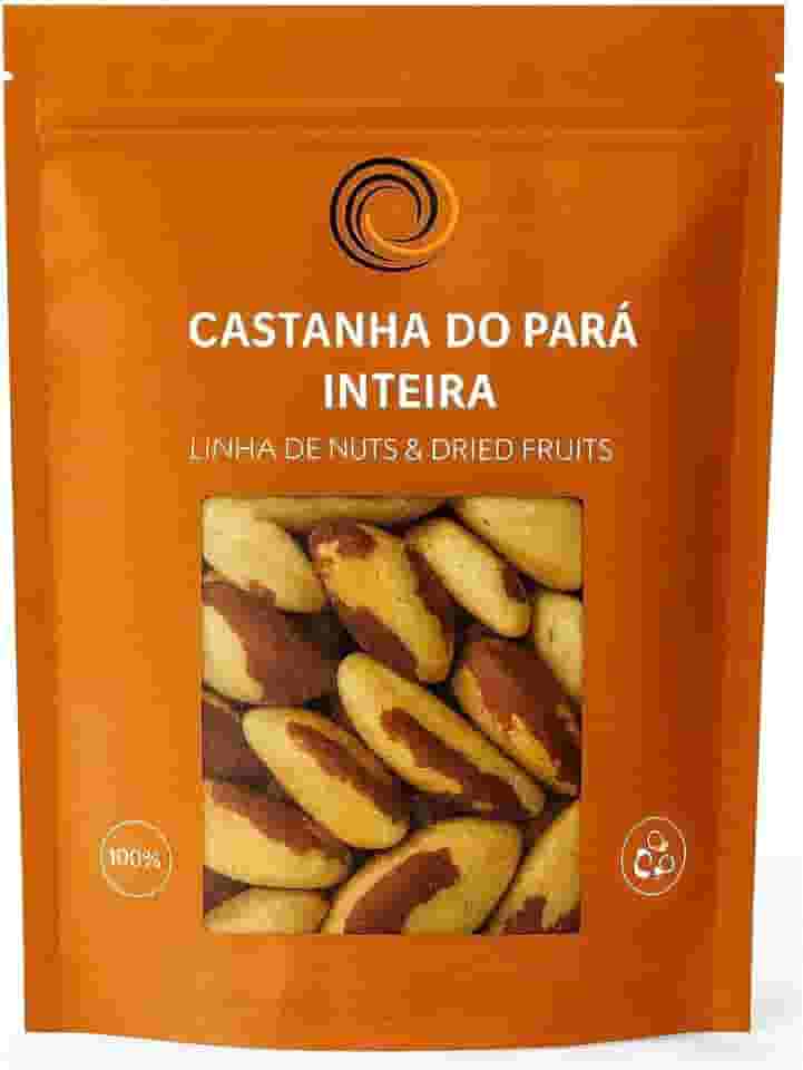 Castanha Do Pará Inteira Selecionada – Pura E Saudável 500G
