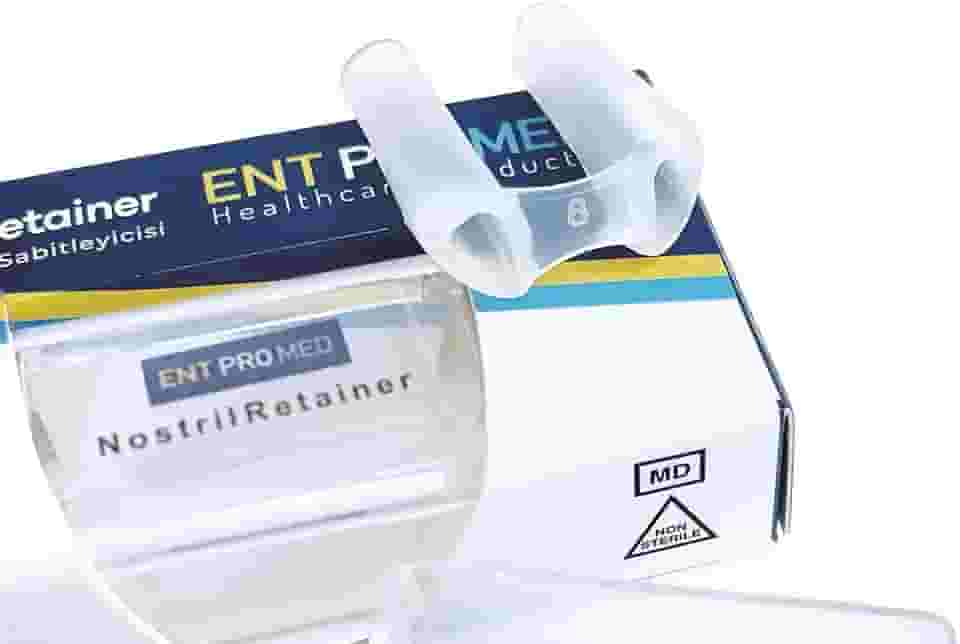 Retentor de narinas, tubos de silicone para pós-cirurgia nasal, após rinoplastia