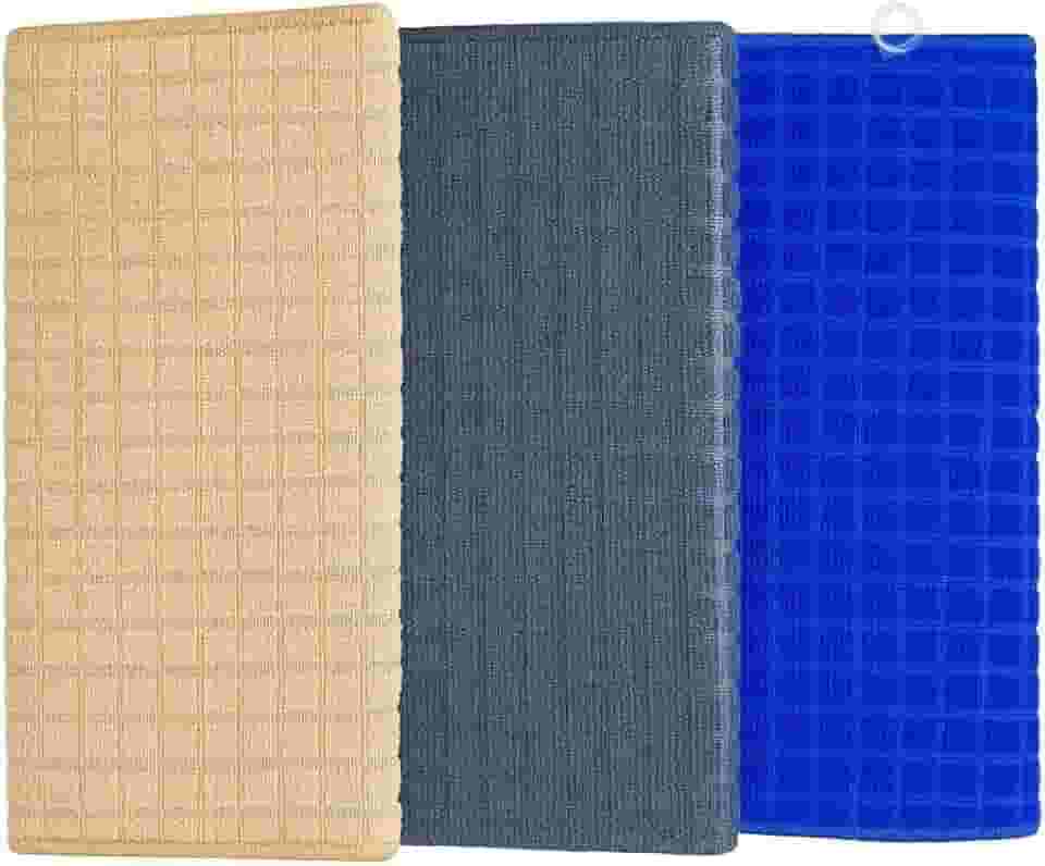 Tapete Escorredor de Louça Ultra Absorvente para Bancada e Pia Aparador para Secagem Rápida Cinza Bege e Azul 40 x 30 cm (Cinza)