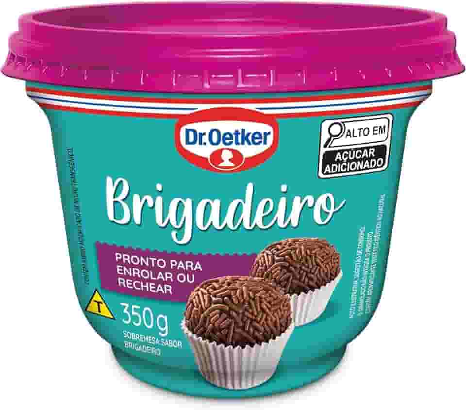 Dr. Oetker Doce de Festa, Sabor Brigadeiro, Sobremesa Deliciosa, Pronta Para Enrolar, 350g