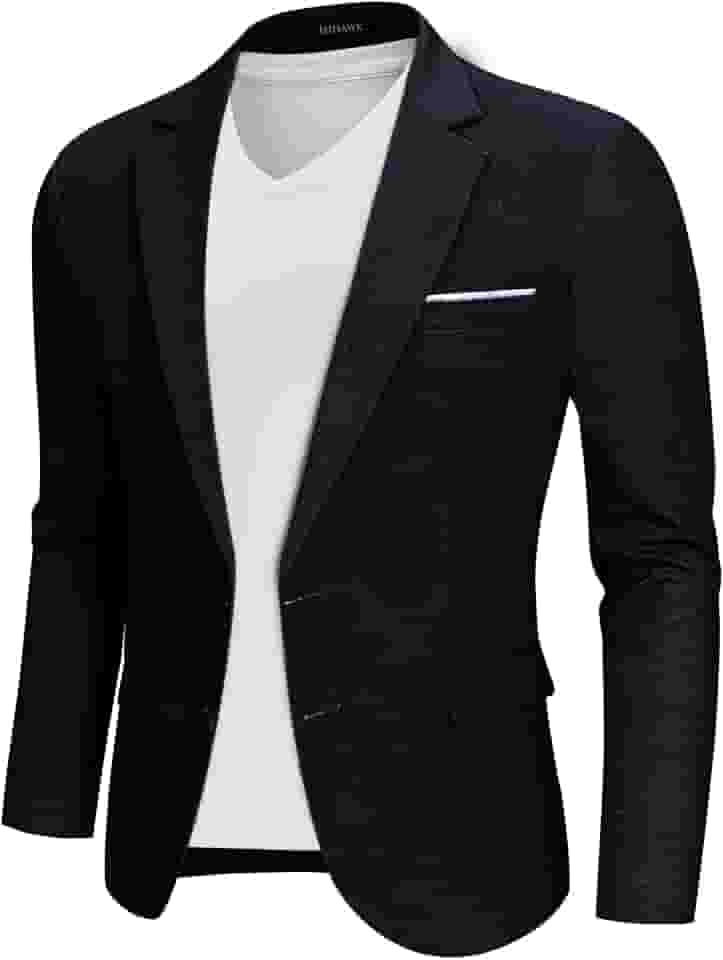 Blazer masculino de linho, jaqueta casual com dois botões, casaco esportivo leve para uso diário