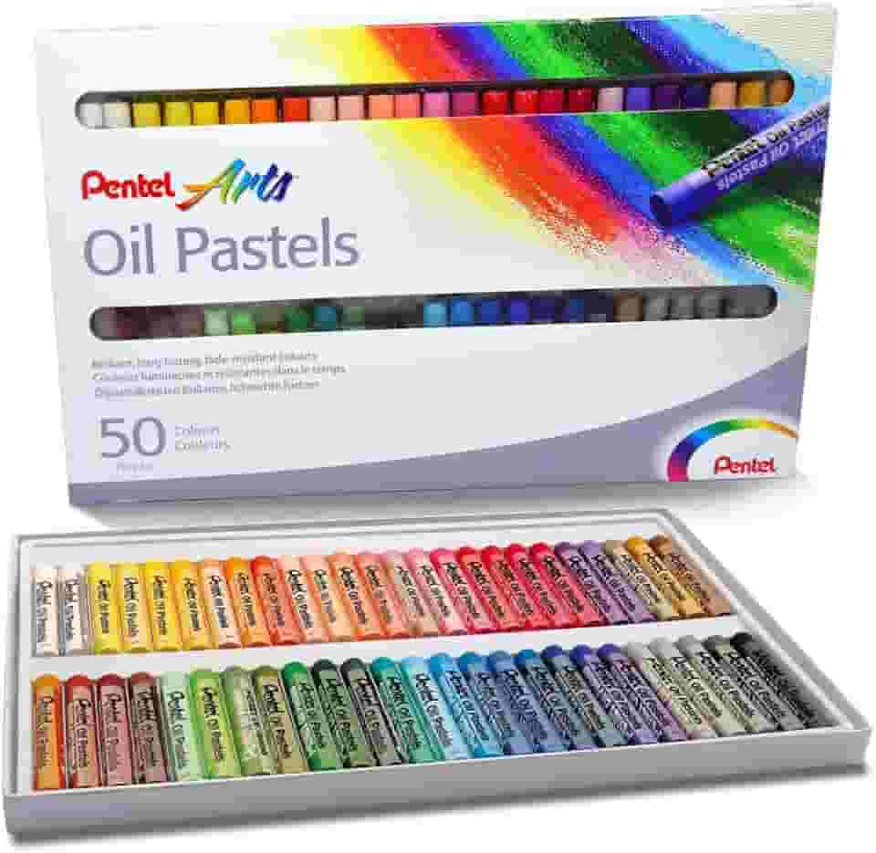 Pentel Giz Pastel Oleoso 50 Cores PHN-50