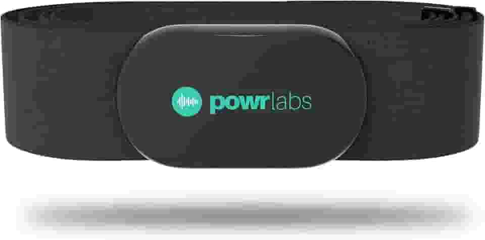 Pulseira peitoral Powr Labs para monitor de frequência cardíaca Bluetooth e ANT+ – Compatível com Polar, Garmin, Peloton, Wahoo