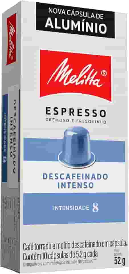 Melitta Capsula Descafeinado Intenso - Intensidade 8 - Compativel Nespresso