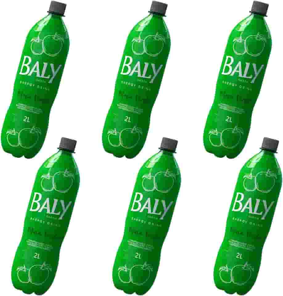 Baly Energético Maça 2L Com 6 unidades