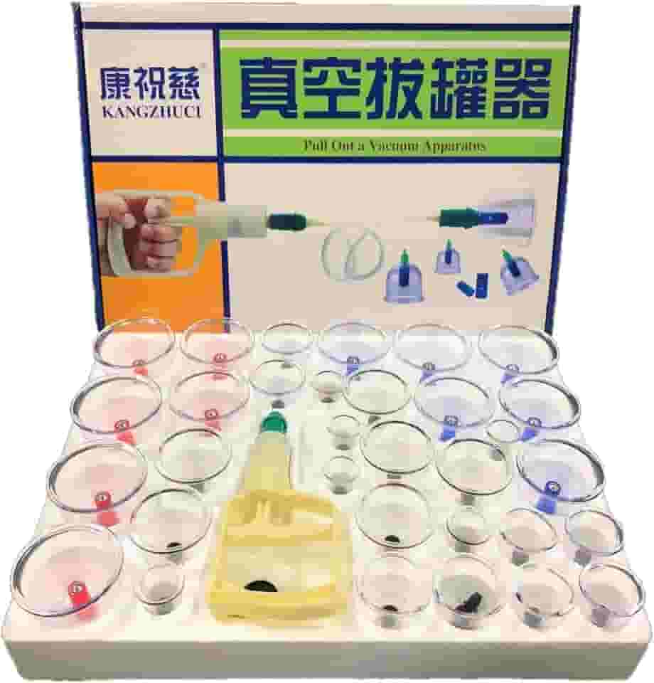 Kit 32 Ventosas Corporal Terapeuticas Ventosaterapia Copos Massoterapia Cupping Acupuntura Sucção