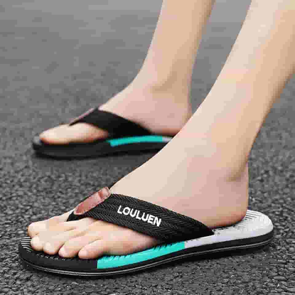 Chinelo masculino confortável ortopédico com fascite plantar suporte de arco almofada macia antiderrapante casual verão praia chinelos