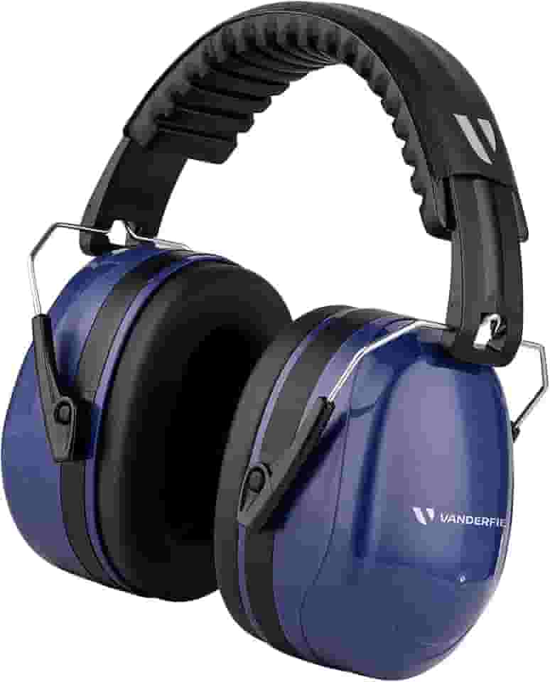 Vanderfields Ear Defenders Adultos, Certificado 33dB UKCA, Proteção de Ouvido para Trabalho, Cancelamento de Ruído para Autismo, Faça Você Mesmo, Corte, Construção, Tiro, Protetores de Ouvido, Fones