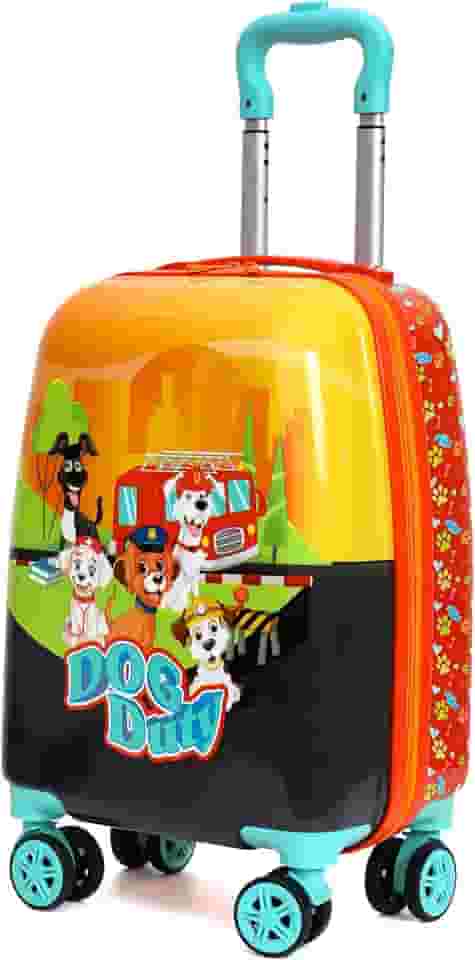 Mala Infantil Escolar/Viagem Com Giro 360º Skeet Resistente Dog Duty