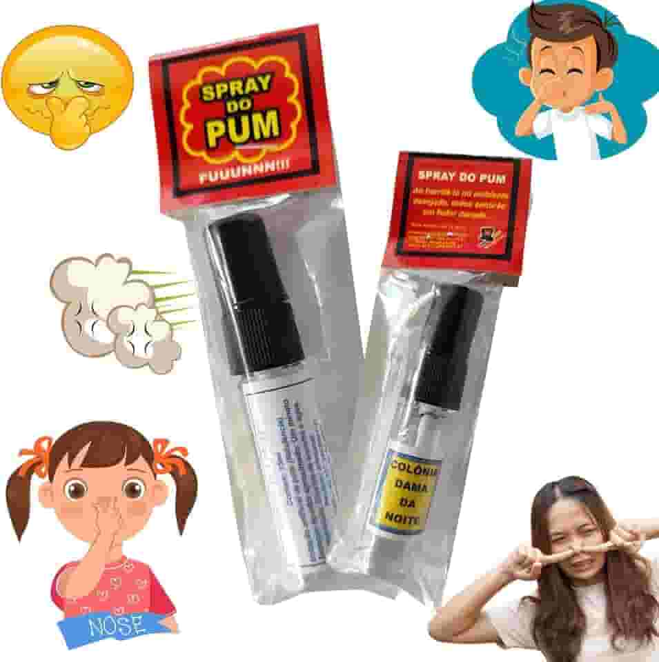 Spray do Pum Super Forte 15 ml Pegadinha Peido Fedido Trollagem Amigo da Onça Brincadeira Engraçado