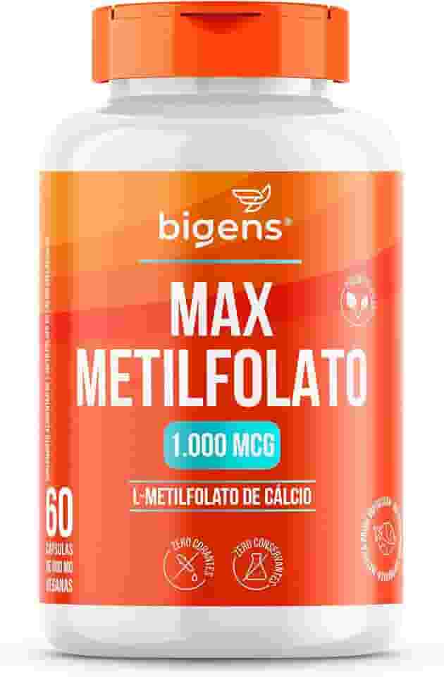 Biogens Max Metilfolato, Ácido Fólico Ativo, 60 Cápsulas