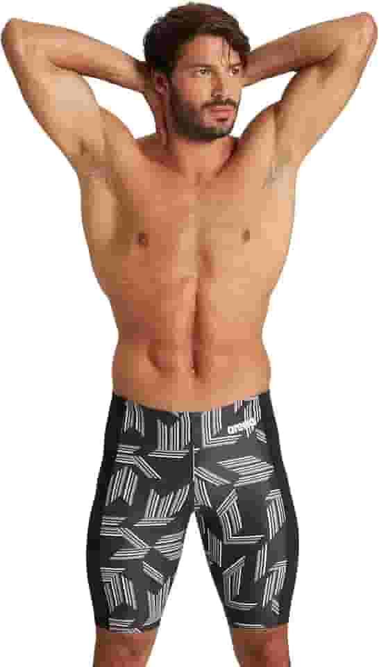 Bermuda de natação atlética para homens, corrida competitiva, treinamento, secagem rápida, compressão, roupa de banho resistente ao cloro