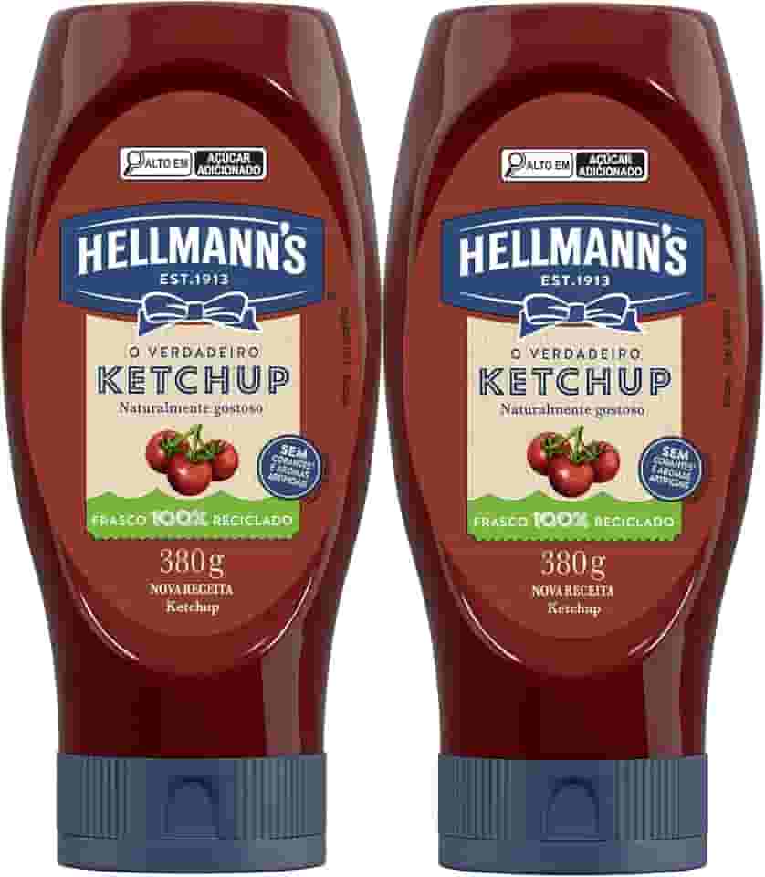 Pack Ketchup Hellmann's Squeeze 2 Unidades 380g