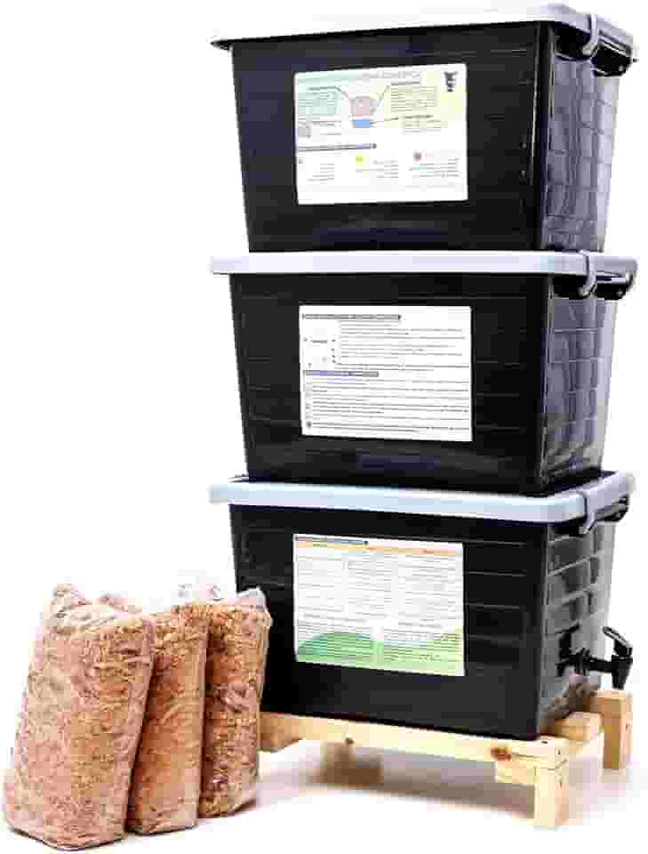 Composteira doméstica 90L - Reduza seu lixo orgânico e produza adubo orgânico