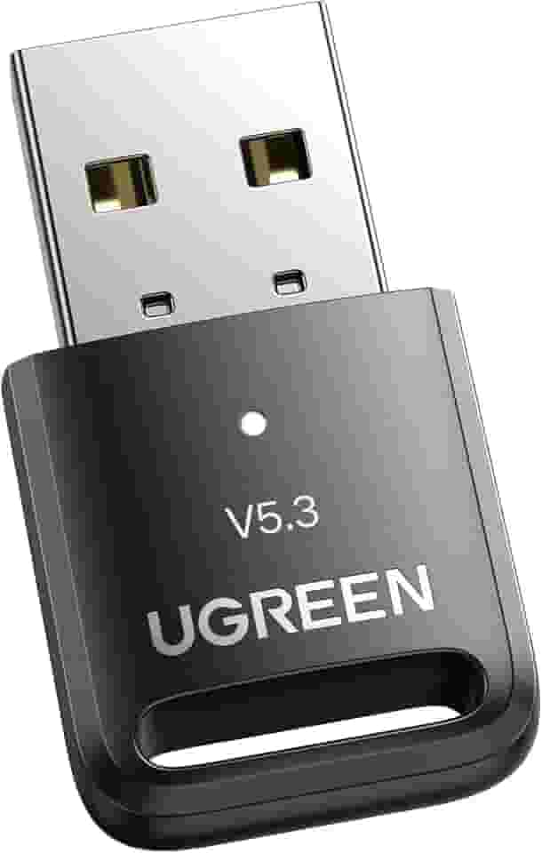 UGREEN Adaptador Bluetooth para PC, dongle Bluetooth 5.3, Plug & Play para Windows 11/10/8.1, transmissor e receptor Bluetooth para teclado/mouse/fone de ouvido/alto-falantes/impressora