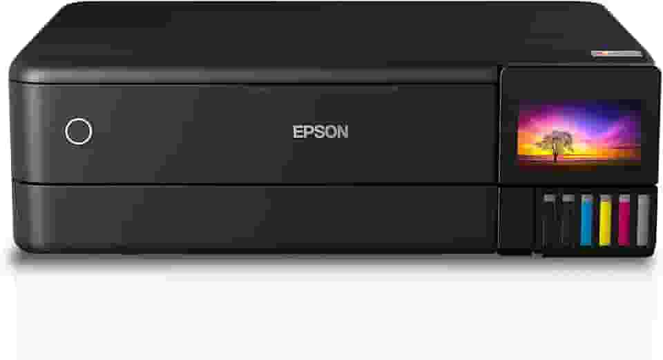 Multifuncional Epson EcoTank L8180 - Tanque de Tinta Fotográfica, 6 cores, Formato A3+, Wi-Fi Direct, Ethernet, 110V