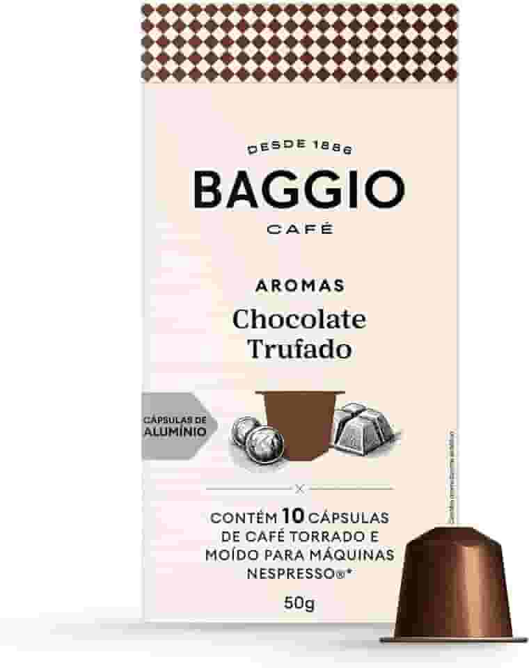 Baggio Café Cápsulas De Café Aroma Chocolate Trufado Compatível Com Nespresso Contém 10 Cápsulas