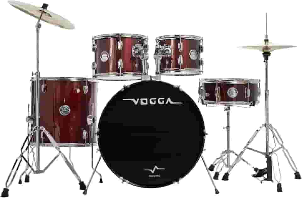 BATERIA ACÚSTICA VOGGA JAM BUMBO 22' VPD422 WRD (WINE RED)