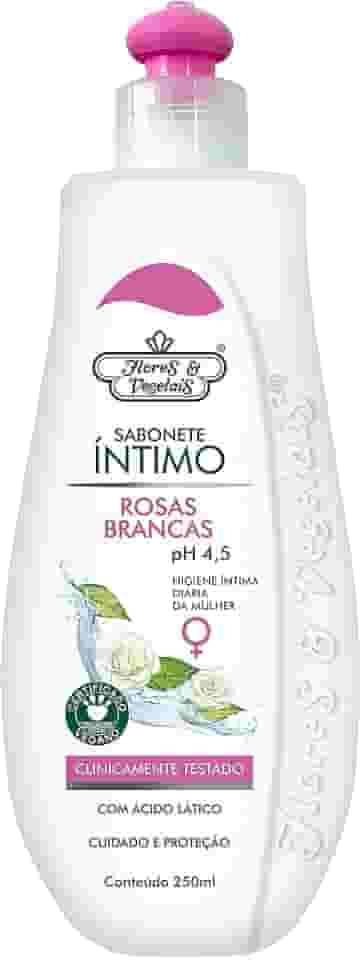 Flores e Vegetais Sabonete Liq Intimo Rosas 250Ml E Vegetais