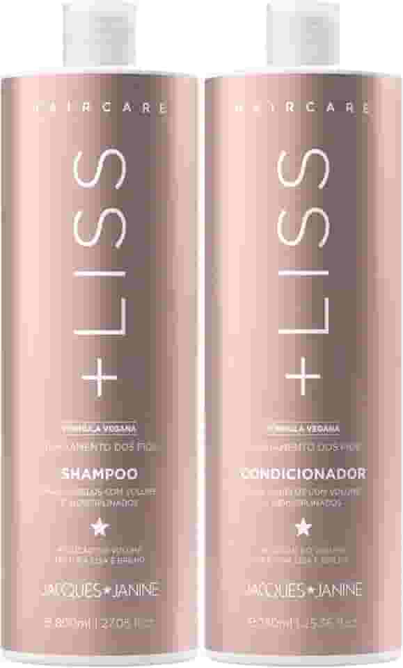 Jacque Janine Kit Shampoo E Condicionador Liss 800Ml