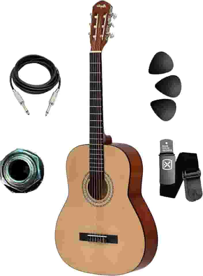 Violão Canhoto Eletroacústico Clássico Denver Memphis (NTS)