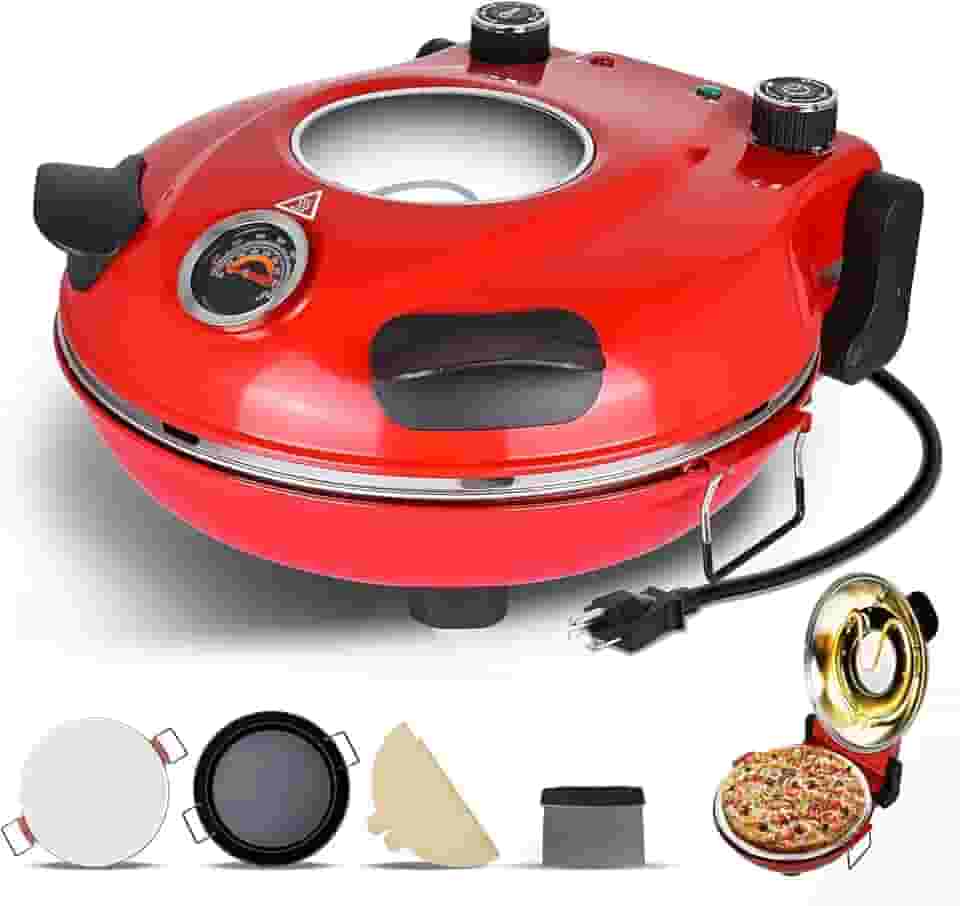 Forno Eletrico 220 V, Forno de Pizza 1200 W, Pizza Pronta em Apenas 5 Minutos, Fornó Pizza,Fórno de Pizza Eletrico, Fornó para Pizza, Fórno Multifuncional, Fórno Eletrico Pizza, Fórnó Pizza Home