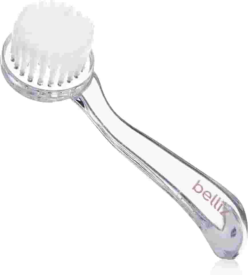 Escova Facial, Belliz, Translucido Branco/ Azul