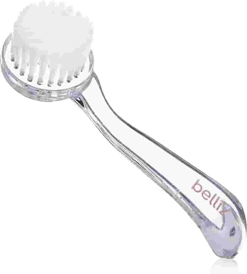 Escova Facial, Belliz, Translucido Branco/ Azul