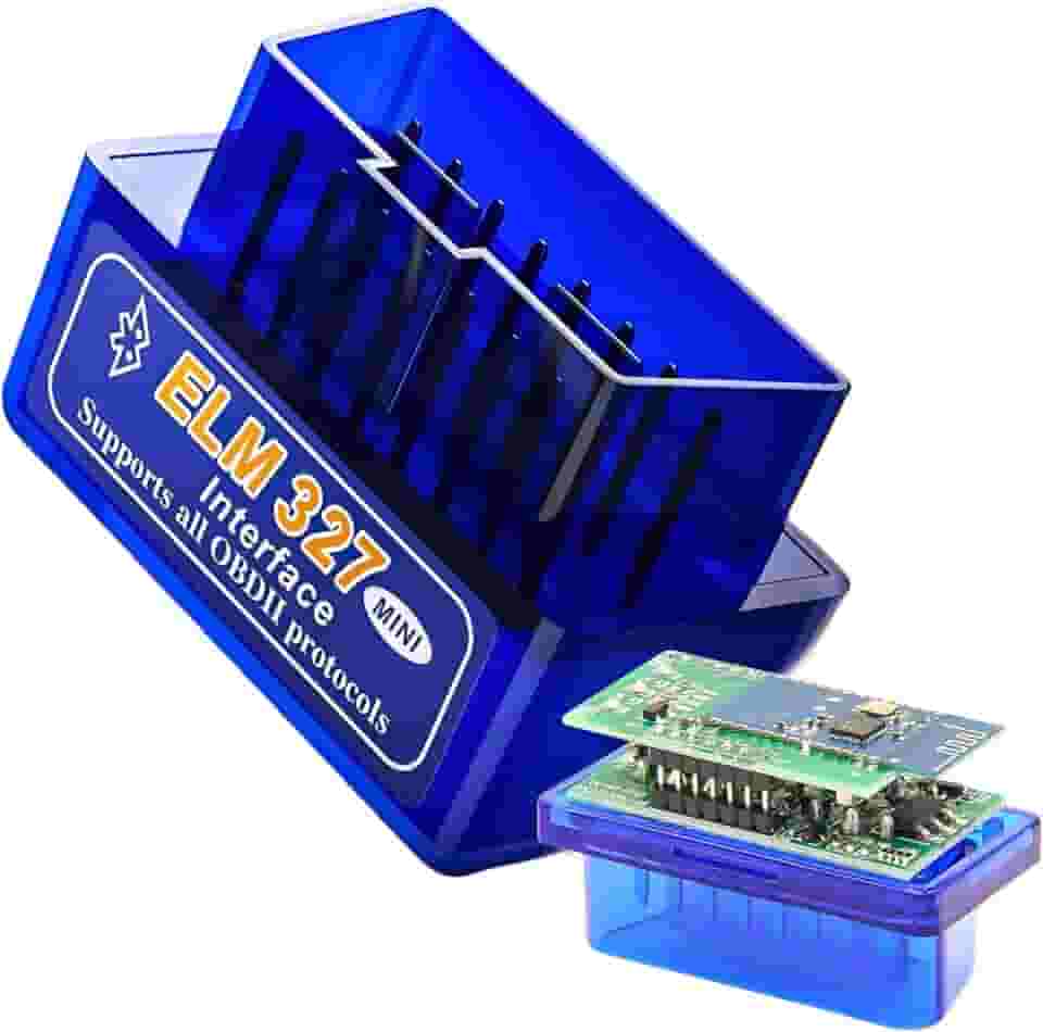 Mini Scanner Automotivo Bluetooth ELM327 Interface OBD2 Diagnóstico de Veículos Versões 1.5 e 2.1 (Versão 1.5 Placa Dupla)