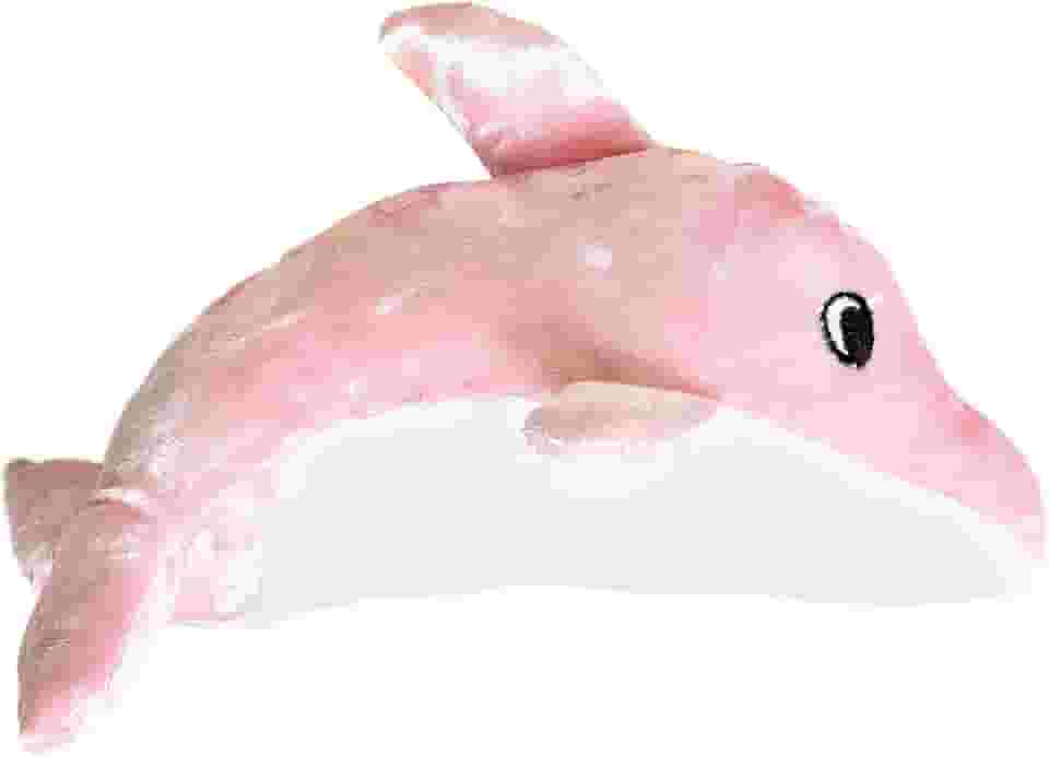 Germanhart Brinquedo Pelúcia Golfinho Rosa para Cães