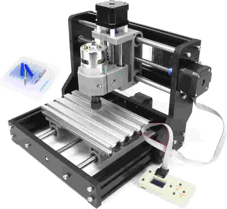 RATTMMOTOR CNC1610-PRO Kit de mini fresadora CNC de 3 eixos GRBL Control DIY para corte de madeira, plástico, acrílico, PVC, PCB