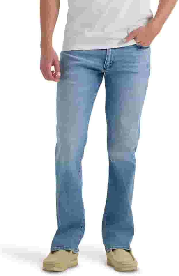 Calça jeans masculina Extreme Motion Straight Taper