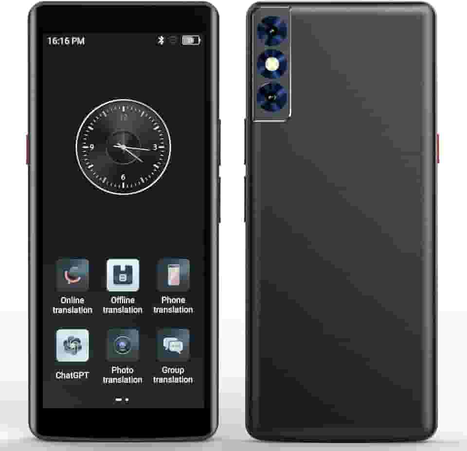 Dispositivo tradutor de idiomas, tradução de voz em tempo real bidirecional, suporta 139 idiomas com tela sensível ao toque HD de 5,5 polegadas e detalhes com WiFi/offline/suporte de foto para viagens