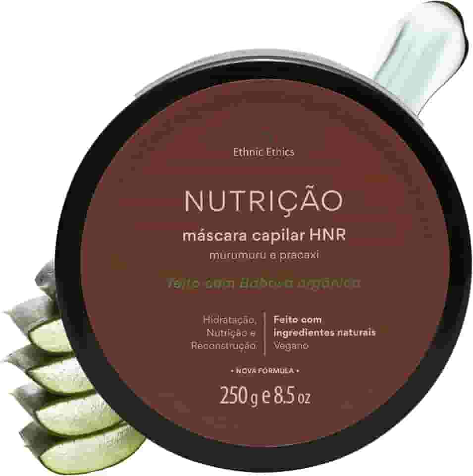 AHOALOE Máscara Capilar HNR Reconstrutora - Hidratação, Nutrição e Reconstrução - Babosa, MuruMuru e Pracaxi - Restauração para Cabelos Ressecados e Danificados - 250g