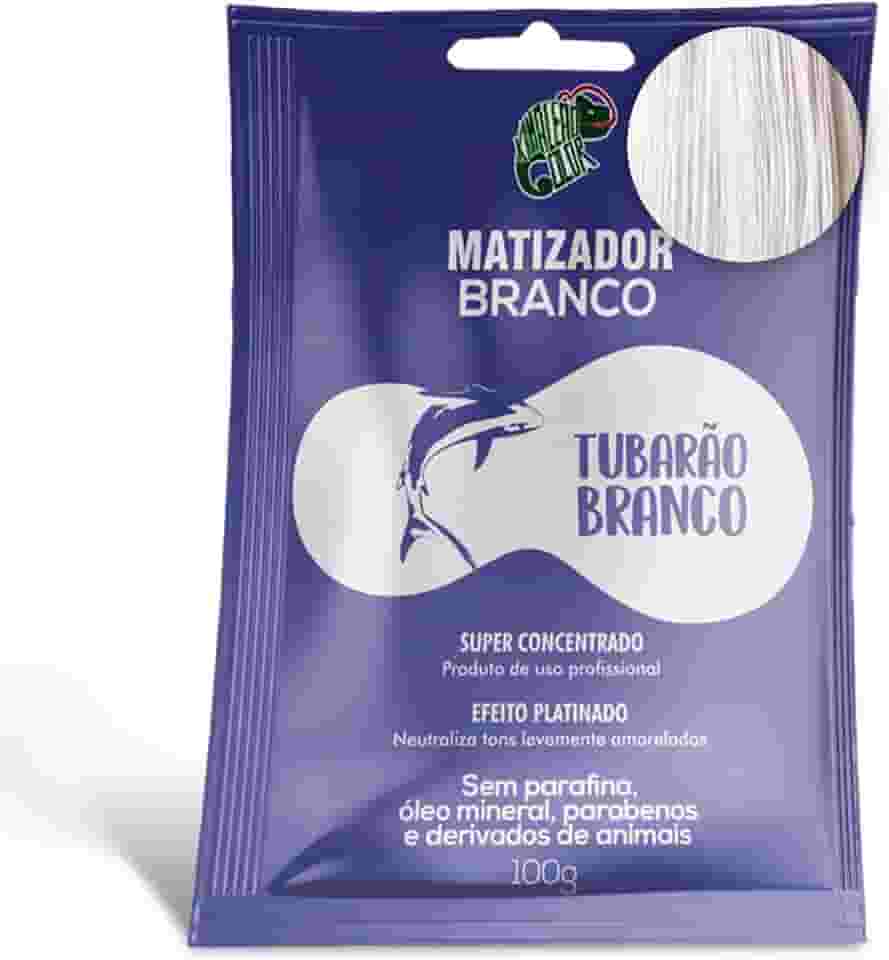 Matizador Tubarão Branco 100ml Sachê - Kamaleão Color - Efeito Platinado