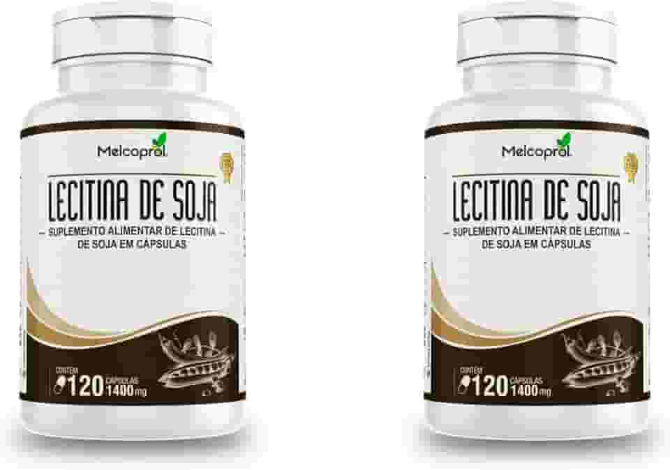 2x Lecitina de soja 120 acps 1400mg Melcoprol