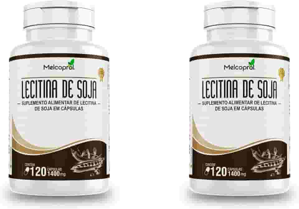 2x Lecitina de soja 120 acps 1400mg Melcoprol