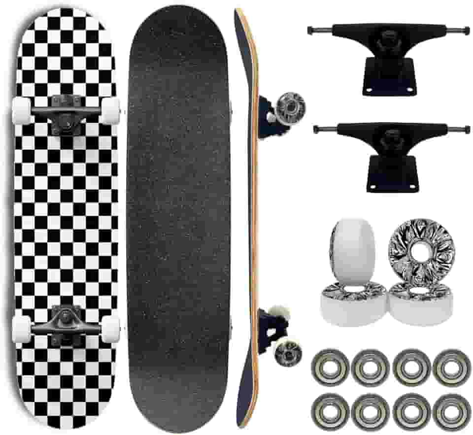 Skate Semi Profissional Montado Completo Modelos 7.5