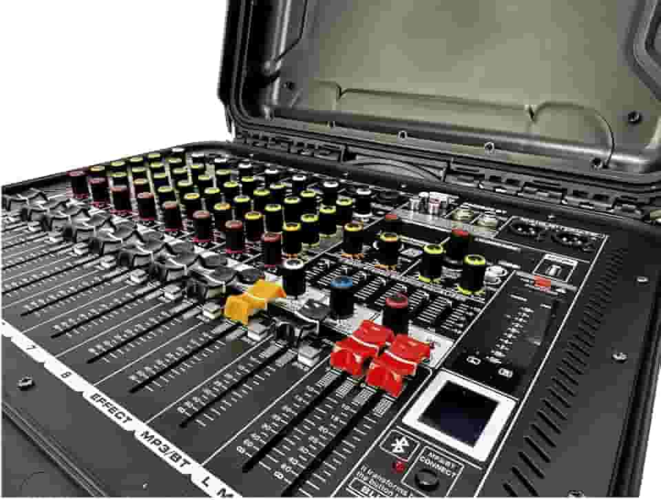 Mesa de Som Amplificada Com Bluetooth, EFX E USB PMC-800 BT - Soundcast