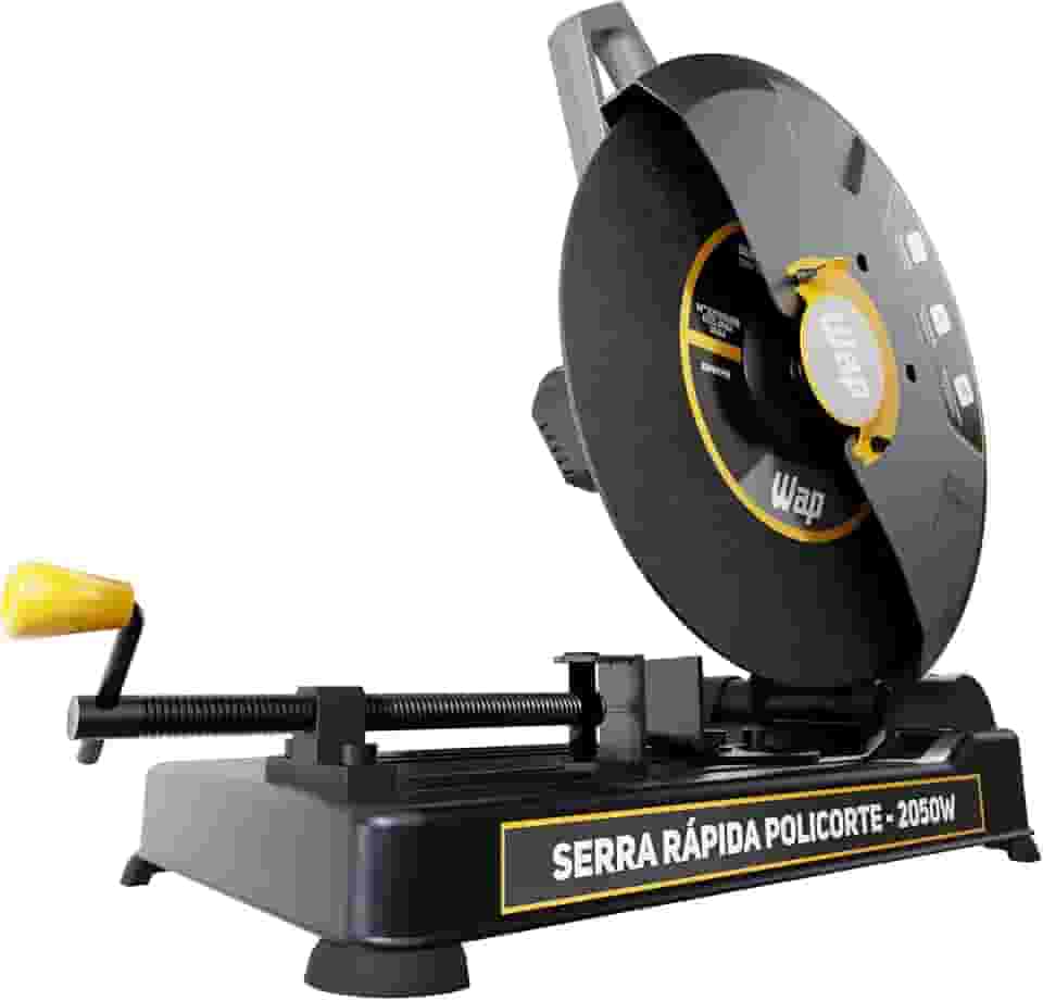 WAP Serra Policorte de Bancada 14' WF SP01, Profissional, com Morsa de 90° a 45° e Empunhadura Extra, 2050W 220V
