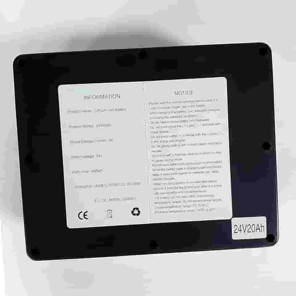 Cadeiras de Rodas Elétricas, Bateria Li-Ion 24V 20Ah