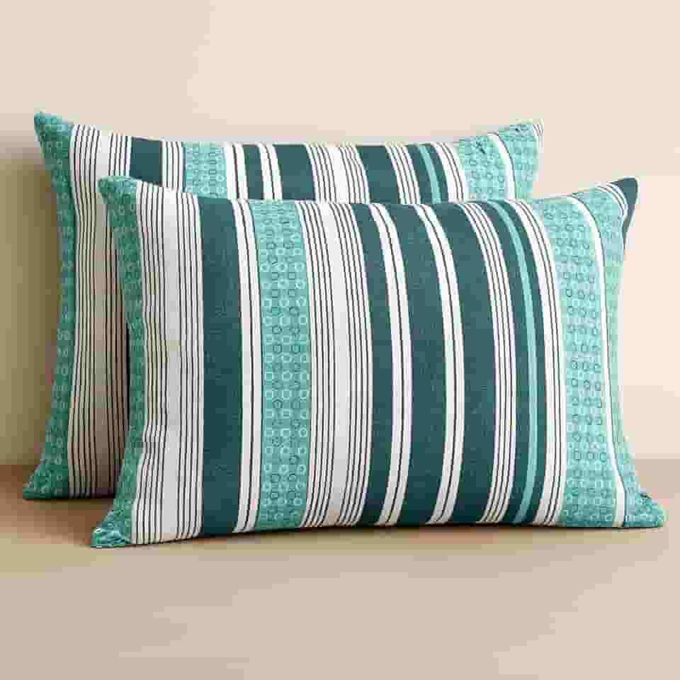 Kit 4 Fronhas Avulsas 70x50cm Para Travesseiro Malha Estampada 100% Algodão COZZILAR Conforto, Maciez e Elegância para Seu Quarto (Modelo 1)