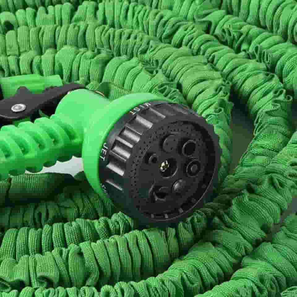 mangueira de jardim 30 metros, Mangueira Mágica 15 e 30 Metros Retrátil Flexível (verde,15)