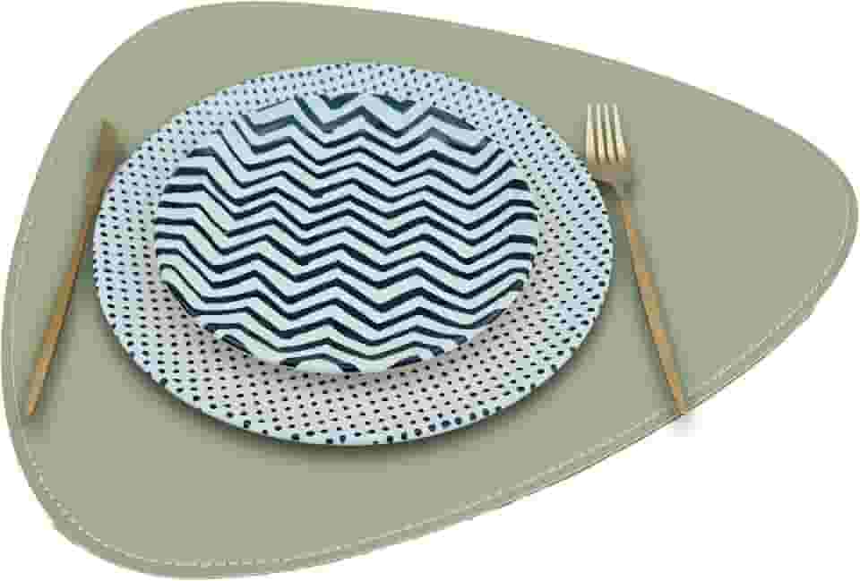 Jogo Americano Palheta - Kit Com 6 - Linha Ecológica (Mint)