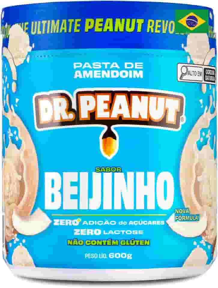 Pasta de Amendoim DR. Peanut Beijinho 600G - Com Whey Protein