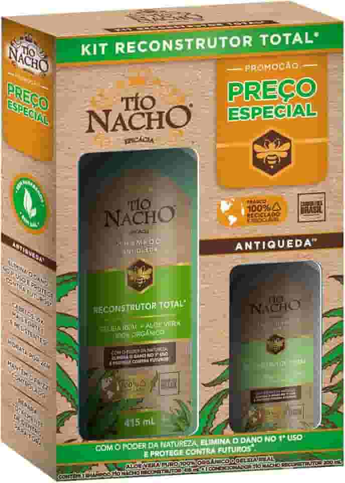 Genomma - Kit Tio Nacho Shampoo 415Ml+Cond 200Ml Antiqueda Reconstrutor